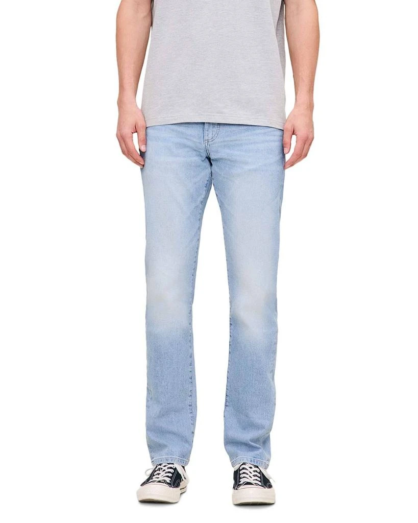 DL1961 Russell Slim Straight Fit Jeans in Light Fjord Blue 1