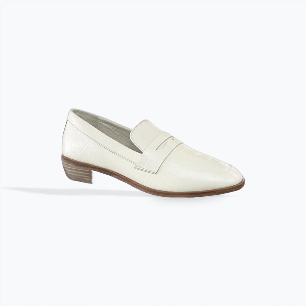 42 GOLD 42 Gold - Yasmeen Croc Embossed Loafer
