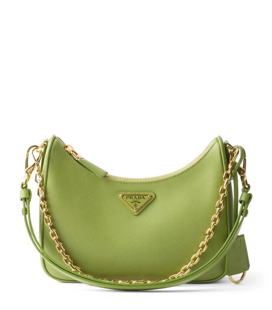 Prada Mini Saffiano Leather Re-Edition Shoulder Bag 1