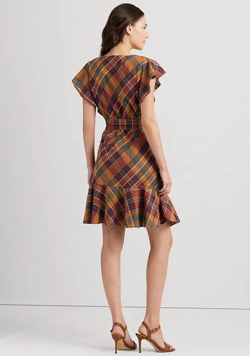 Ralph Lauren Ralph Lauren Belted Cotton Madras Dress 2