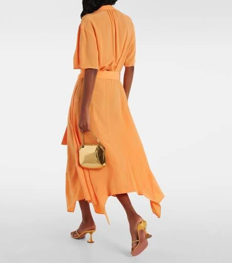 Stella McCartney Iconic silk crêpe de chine midi dress 3