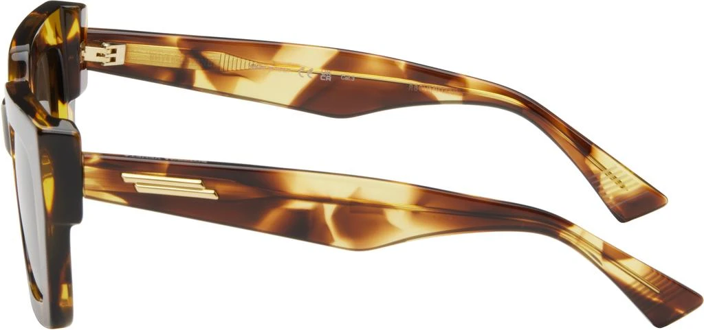 Bottega Veneta Brown Classic Square Sunglasses 3
