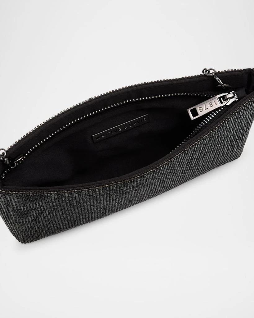 Whiting 
Davis Lainey Mesh Brass Clutch Bag 4