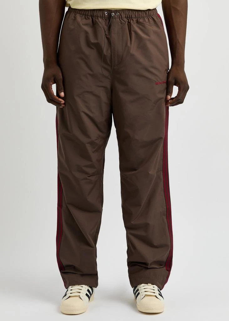 Adidas Striped straight-leg shell track pants 2