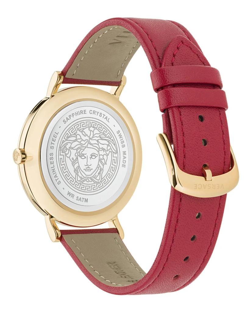 Versace V-Eternal Leather Watch 3