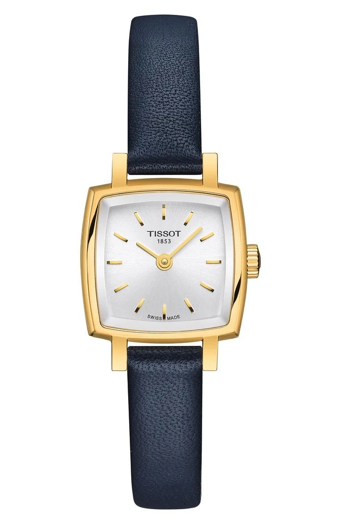 Tissot Lovely Summer Leather Strap Square Watch & Interchangeable Straps Set, 20mm 2