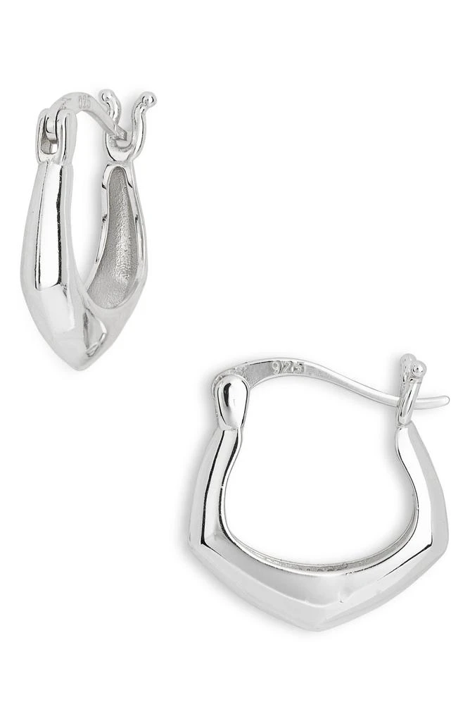 Argento Vivo Sterling Silver Huggie Hoop Earrings