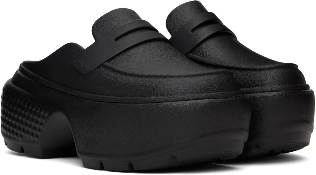 Crocs Black Stomp Slip-on Loafers 4