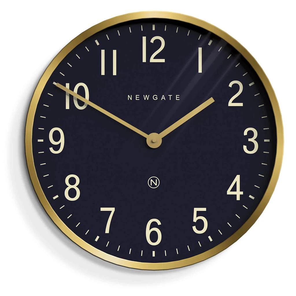 Newgate Mr Edwards Wall Clock - Radial Brass 1