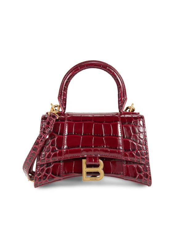 Balenciaga Embossed Leather Two Way Satchel 1