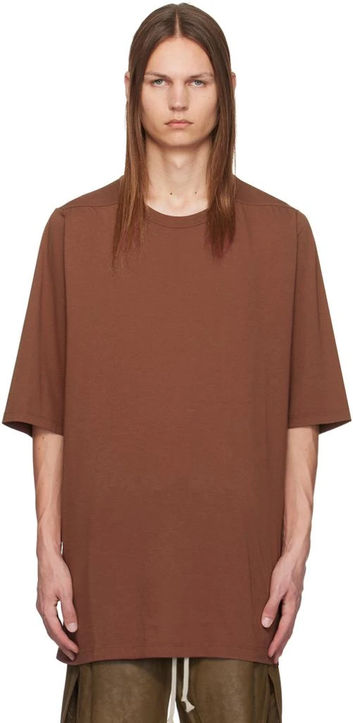 Rick Owens Brown Porterville Classic Jumbo T-Shirt 1