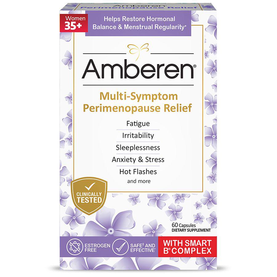 Amberen Multi-Symptom Perimenopause Supplements for Women