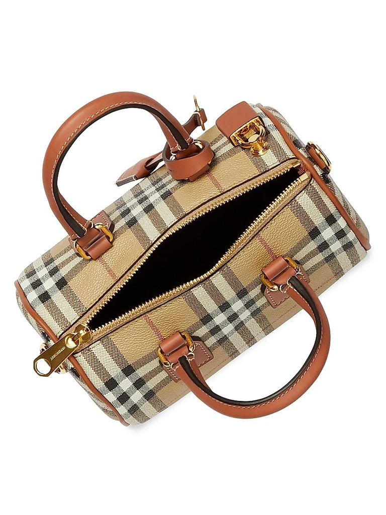 Burberry Mini Check Bowling Bag 4