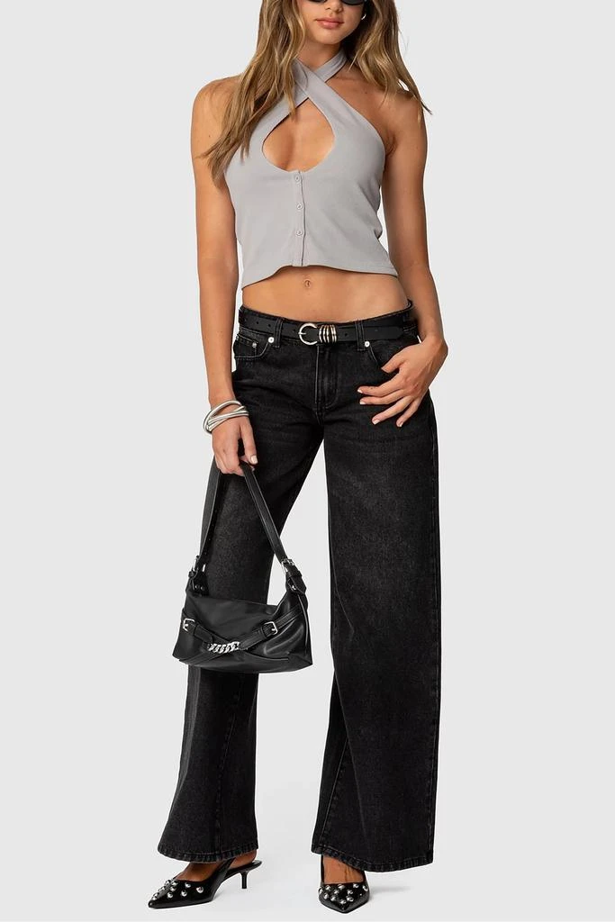 Edikted Edikted Reissa Criss Cross Halter Top 4