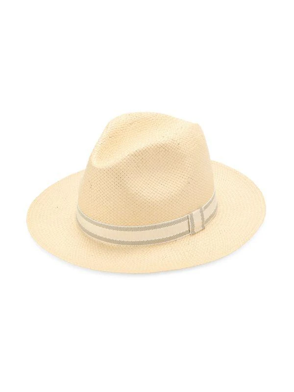 Saks Fifth Avenue Indiana Paper Straw Panama Hat 1