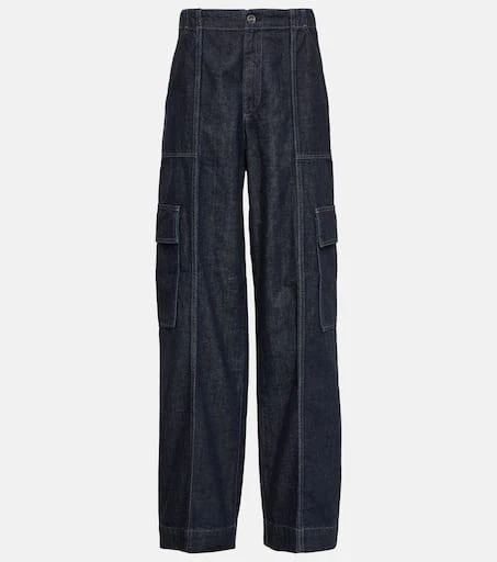 AG Jeans x EmRata Amia high-rise cargo jeans 1