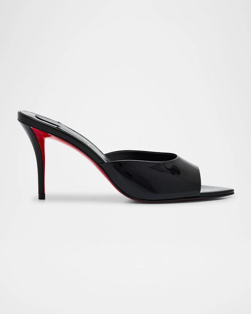 Christian Louboutin Miss Z Patent Red Sole Mule Sandals 1