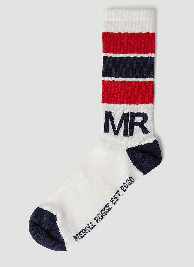 Meryll Rogge Meryll Rogge Emblem Striped Socks