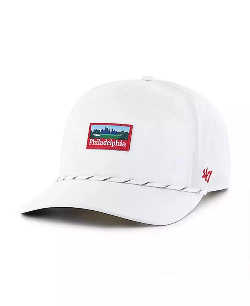 47 Brand Men's White Philadelphia Phillies Vacation Golf Hitch Adjustable Hat 3