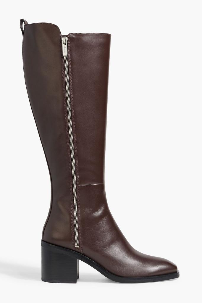 【関税込み】3.1 Phillip Lim ブラウン Naomi ブーツ 3.1 PHILLIP LIM Naomi glossed-leather ankle boots | THE OUTNET