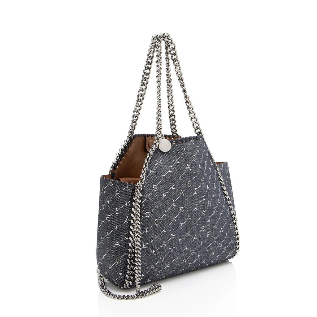 Stella McCartney Denim Logo Falabella Reversible Mini Tote 2