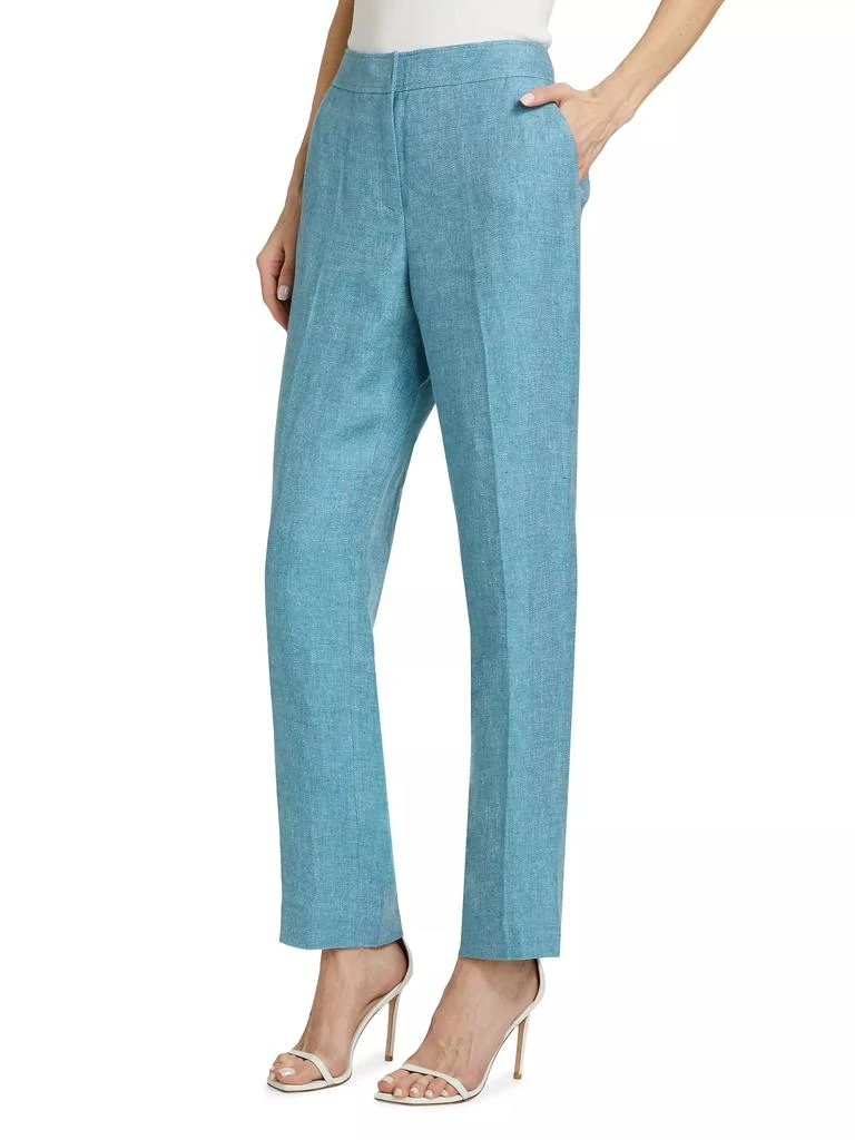 Tahari Kenna Cotton Straight-Leg Pants 4