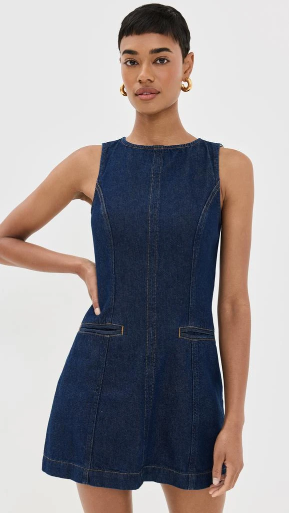 Reformation Citron Denim Mini Dress 6