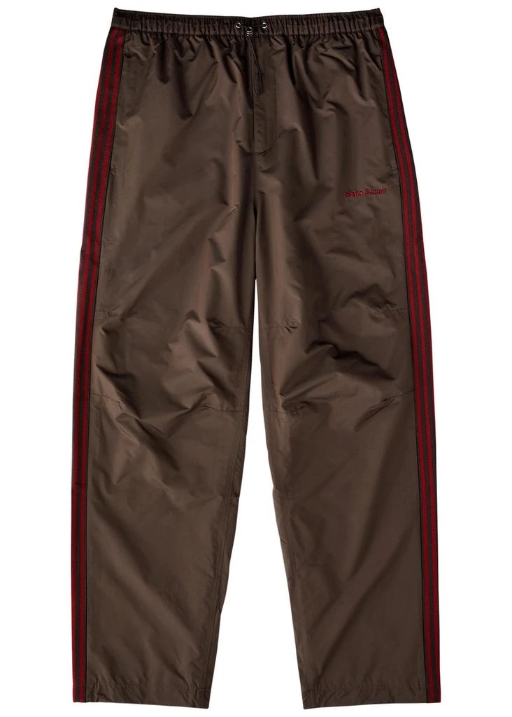 Adidas Striped straight-leg shell track pants 1