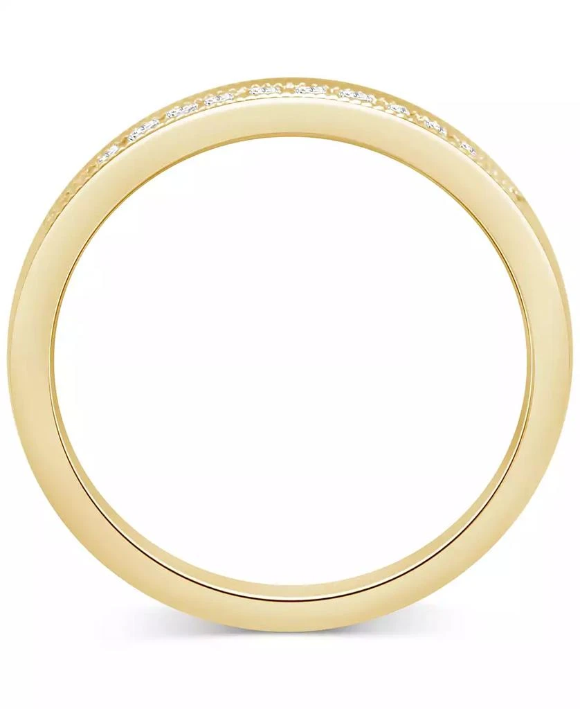 Macy's Diamond Milgrain Bead Wedding Band (1/6 ct. t.w.) in 14k Gold 3