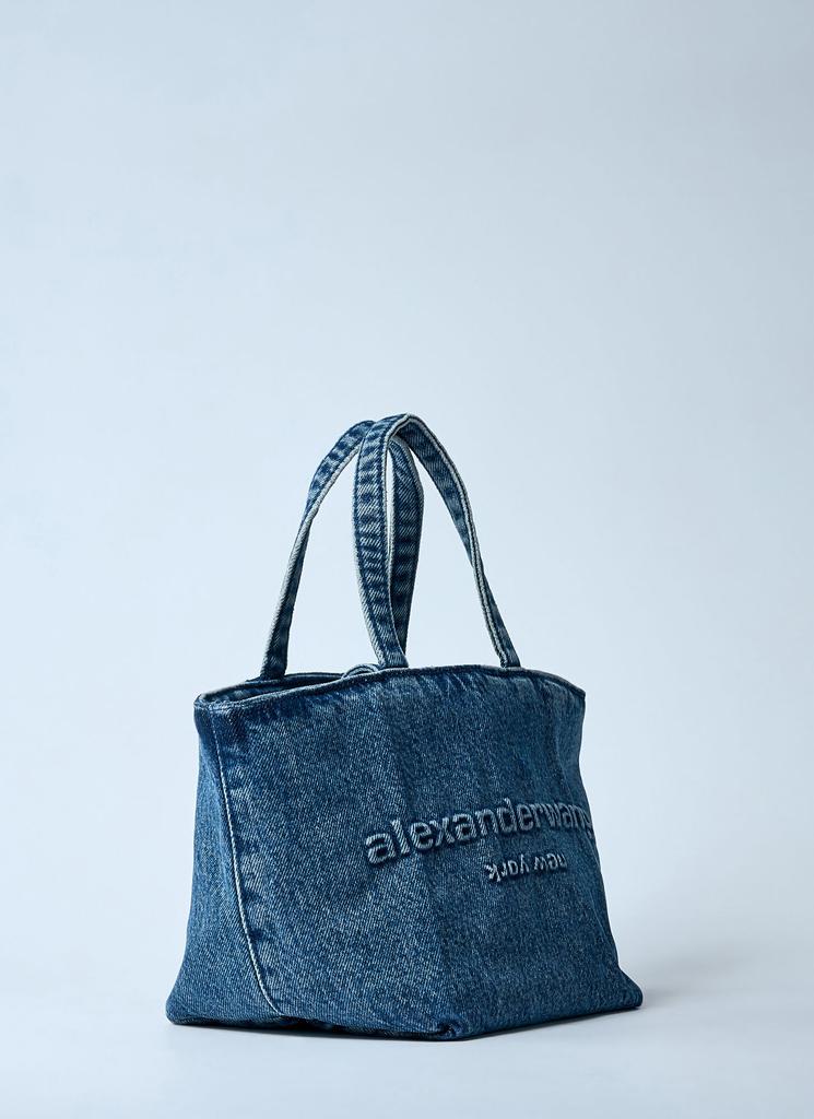 Alexander Wang Small Denim Punch Tote Bag