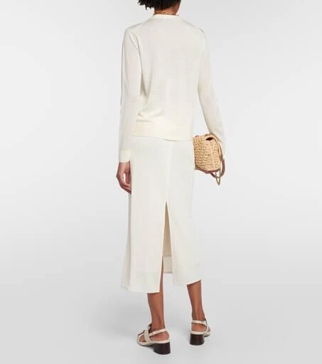 Tory Burch Simone wool and silk cardigan 3