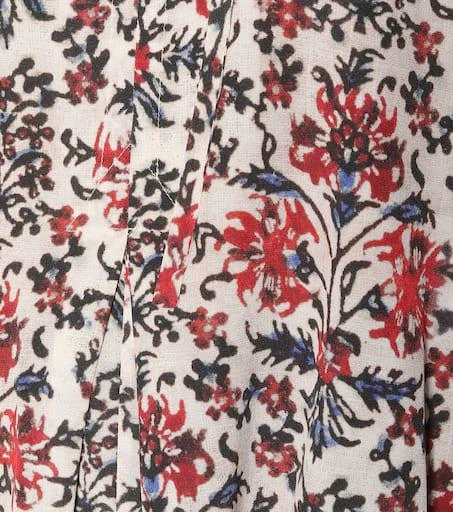 Isabel Marant Amba floral stretch-silk blouse 4