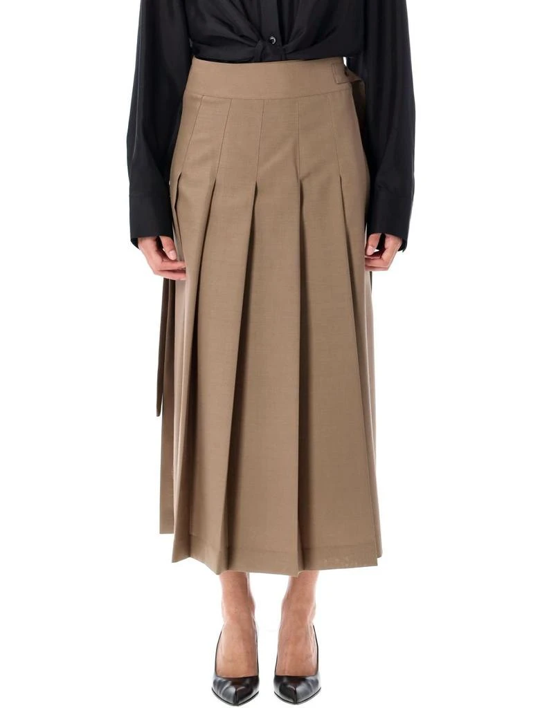 Róhe Róhe Plissé Wrap Skirt 1