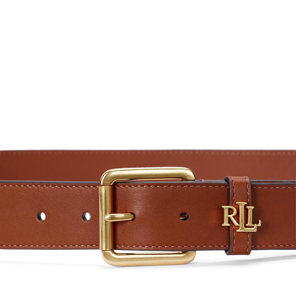 Ralph Lauren Logo-Keeper Leather Belt