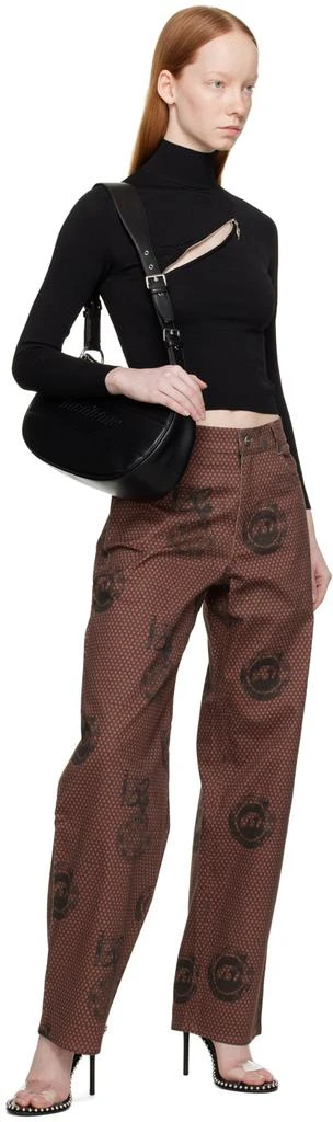 Miaou Brown Fargo Trousers 4