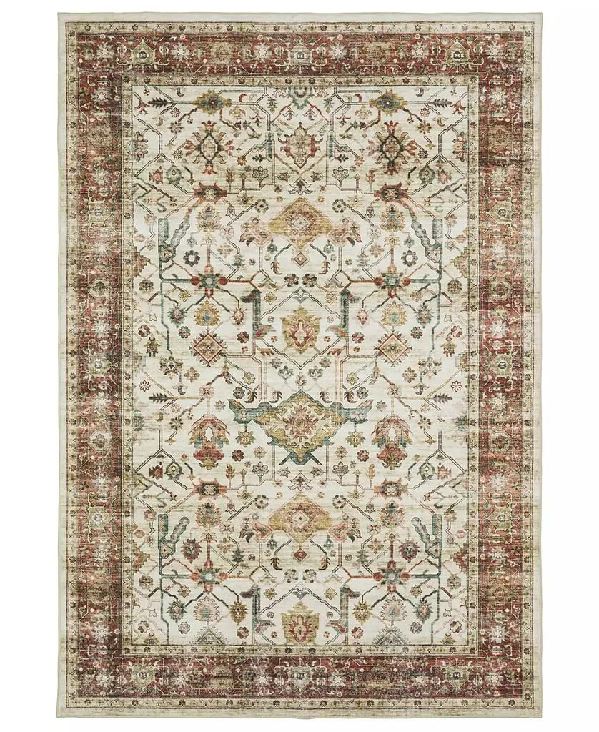 Oriental Weavers Sumter Washable SUM05 2'x8' Runner Area Rug 1