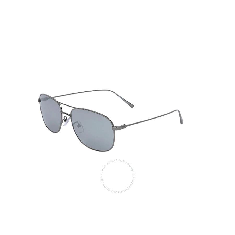 Ermenegildo Zegna Grey Navigator Men's Sunglasses EZ0111-D 08C 59