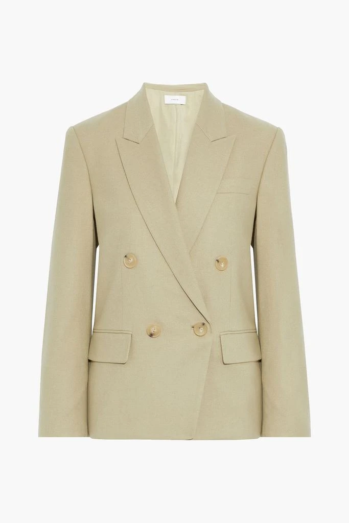 VINCE. Double-breasted twill blazer 3