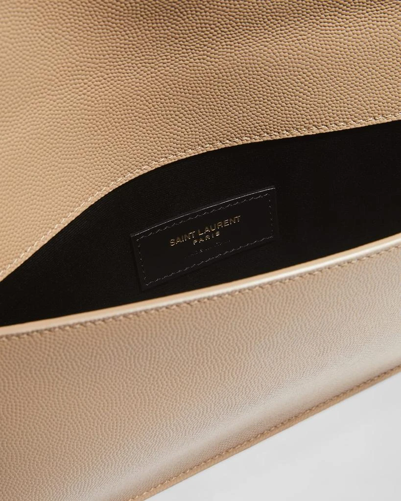 Yves Saint Laurent Uptown YSL Pouch in Grained Leather 3