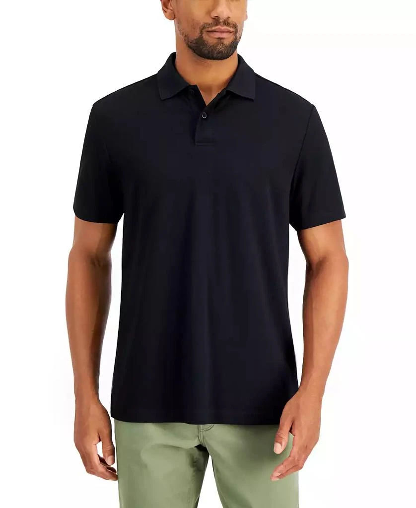 Alfani Men's Regular-Fit Solid Supima Blend Cotton Polo Shirt, Created for Macy's 1