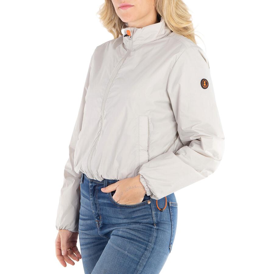 Save The Duck Rainy Beige Anika Cropped Jacket