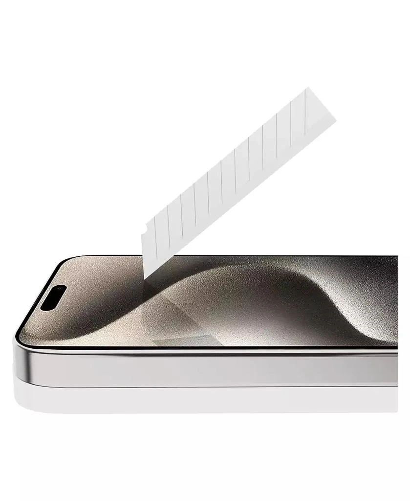 ITSkins Supreme Glass Screen Protector for Apple iPhone 16 / iPhone 15 3