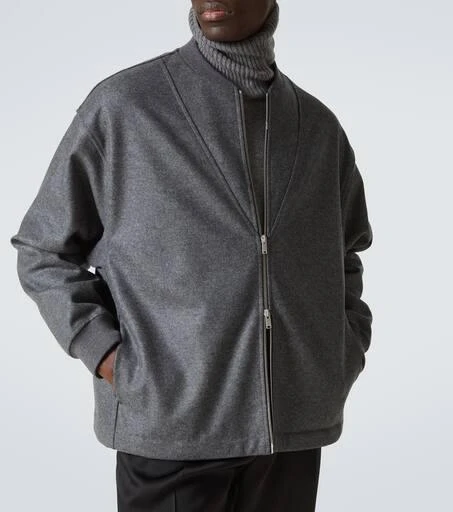 Jil Sander Zip-up wool sweatshirt 5