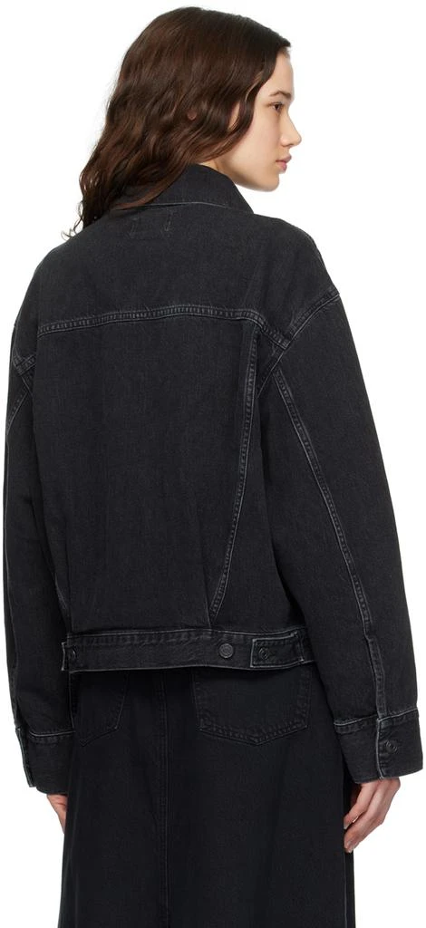 AGOLDE Black Martika Denim Jacket 3
