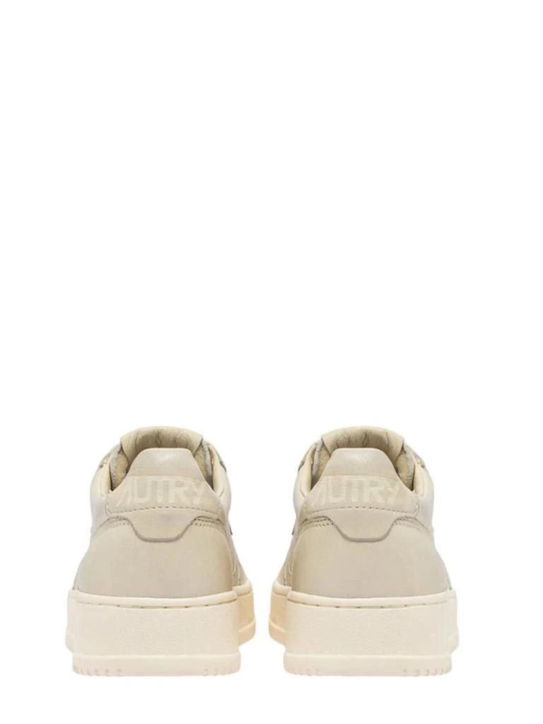 Autry Autry Medalist Low Sneakers In Winter White Nappa 3