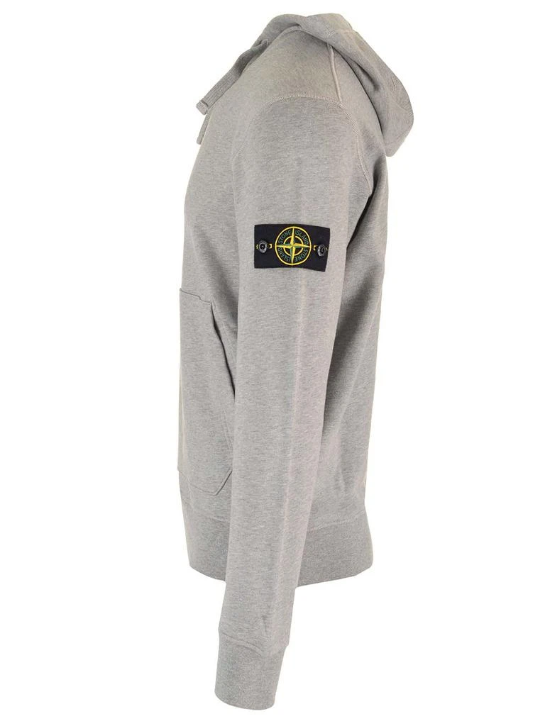 Stone Island Grey Hoodie 3