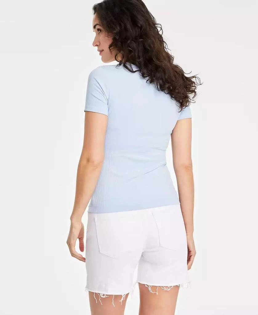 On 34th Women’s Ribbed T-Shirt, Created for Macy’s 2
