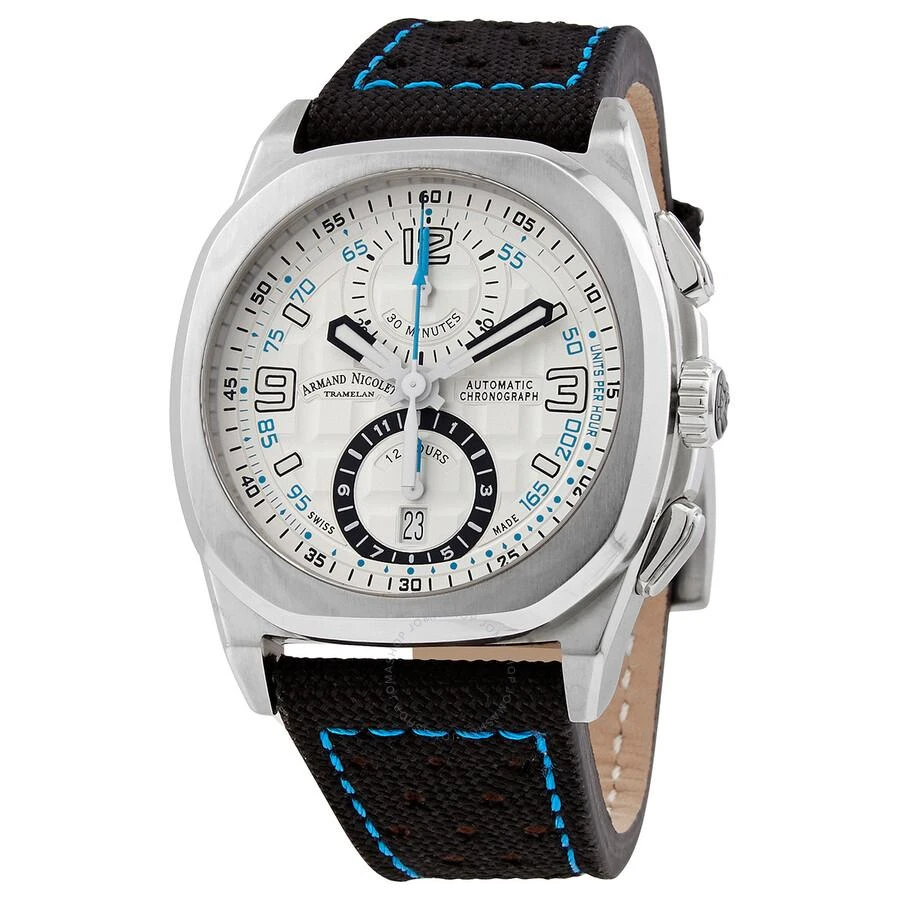 Armand Nicolet JH9 Chronograph Automatic Silver Dial Men's Watch A668HAA-AZ-P0668NZ8 1