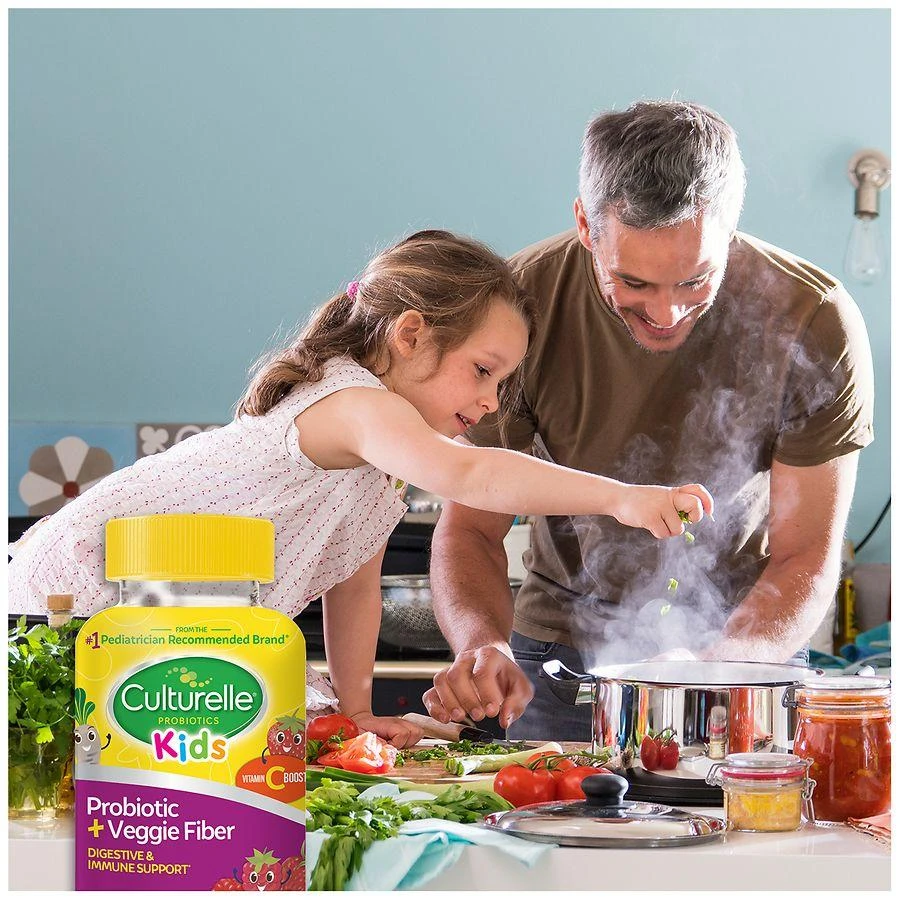 Culturelle Kids Daily Probiotic + Veggie Fiber Gummies Berry Blast 3