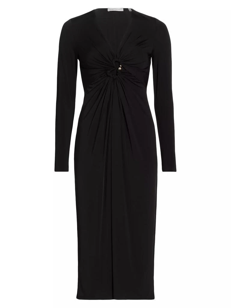 Tahari The Alisha Knit Gathered Midi-Dress 1